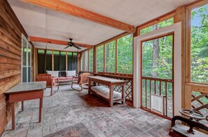 Lower level porch