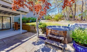 Make a splash in the pool, then soak your cares away in the hot tub!