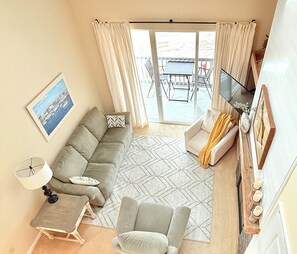 View from upstairs king bedroom loft