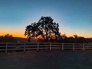 Sun set at YMR off the driveway. A place where breathing is made easier.