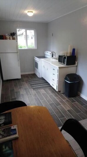 Dining area and kitchen 