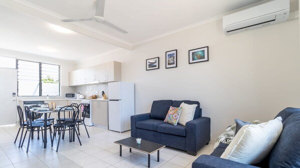 Open plan living area
