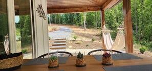 Porch: Outdoor Dinning and Hammock