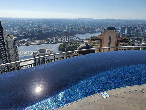 Enjoy the amazing infinity edge rooftop pool