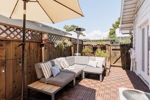 Patio accessible from master bedroom