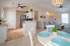 Open Floor Plan Living and Dining