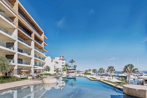Pool area - Marina View
