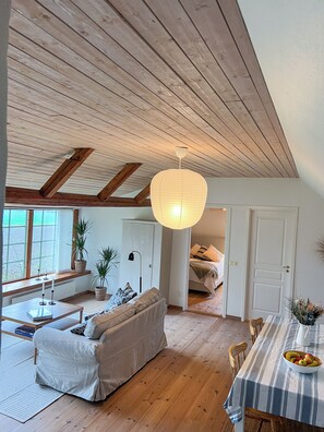 Roomy attic feel