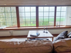 South-facing panoramic window