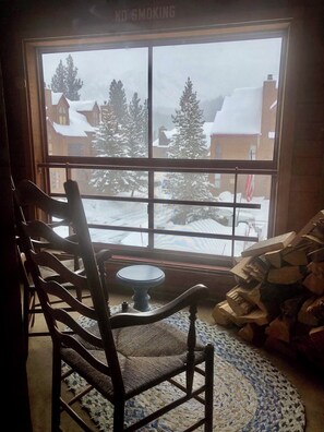Covered balcony