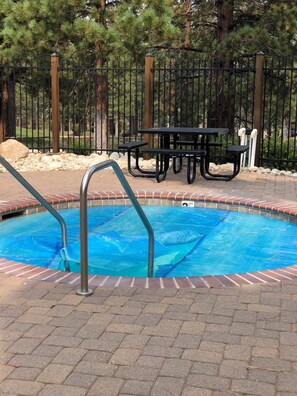 Hot tub in complex