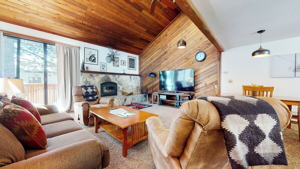 Living room with ample seating space