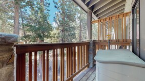 The hot tub is for exclusive use to the guests