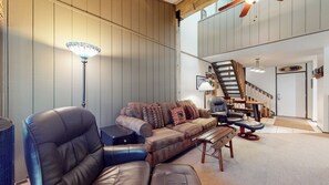 Comfortable seating in the living area