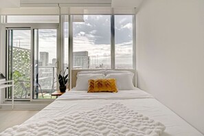 Wake up refreshed in this comfortable bed