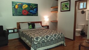 Private bedroom equipped with AC. 