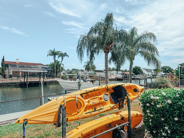 Kayak Tampa Bay's pristine waters with our complimentary gear. Adventure awaits!