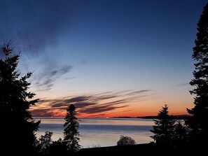sunsets from the deck