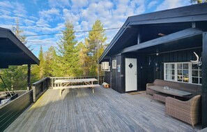outside
