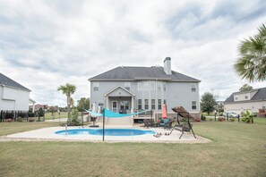 pool in the back