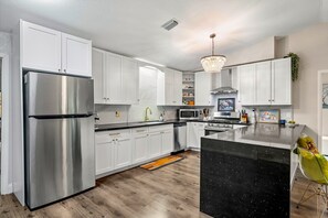 Full Kitchen with Gas Stove