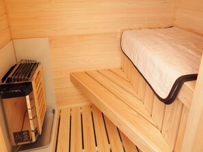・[Building B/Sauna] Enjoy a luxurious sauna time without worrying about the eyes of others, and you're sure to feel truly refreshed.
