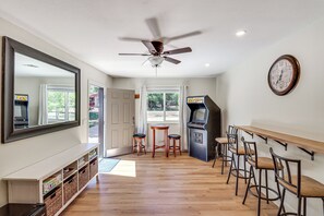 Game Room | Single-Story House | In-Unit Laundry | Self Check-In