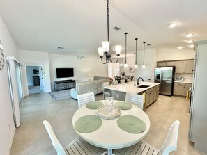 Open Concept - Dining/Living/Kitchen