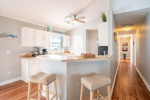 Kitchen with Countertop Seating