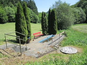 Blick von der Unterkunft