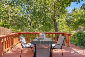 Dining on the deck