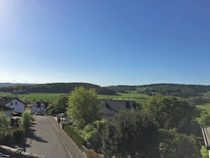 Blick von der Unterkunft