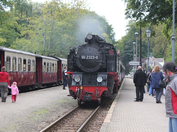 Blick von der Unterkunft