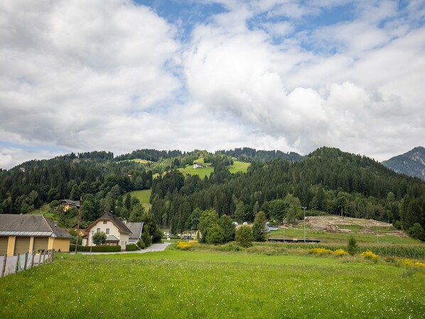 Blick von der Unterkunft