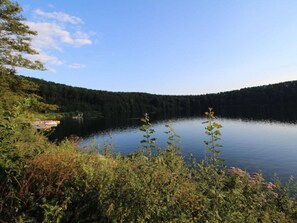Blick von der Unterkunft