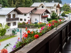 Blick von der Unterkunft