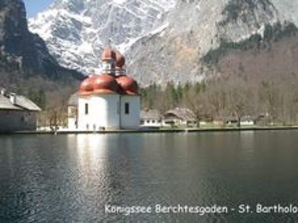 Blick von der Unterkunft