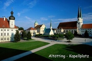 Blick von der Unterkunft