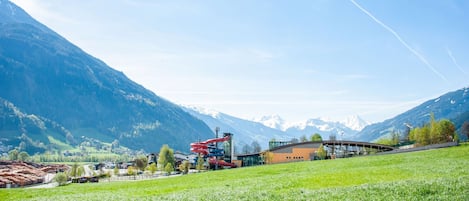 Blick von der Unterkunft