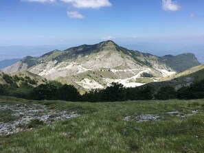 Blick von der Unterkunft