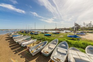 The Cabin, Brancaster Staithe: The picturesque village harbour