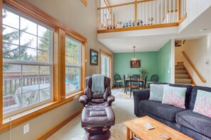 Living Room with loft