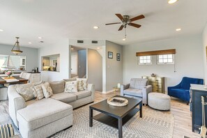 Living Room | Multi-Level Home | Main Level | Interior Stairs Required