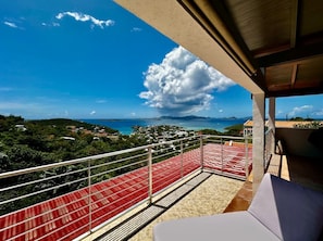 Cruz Bay view from Balcony