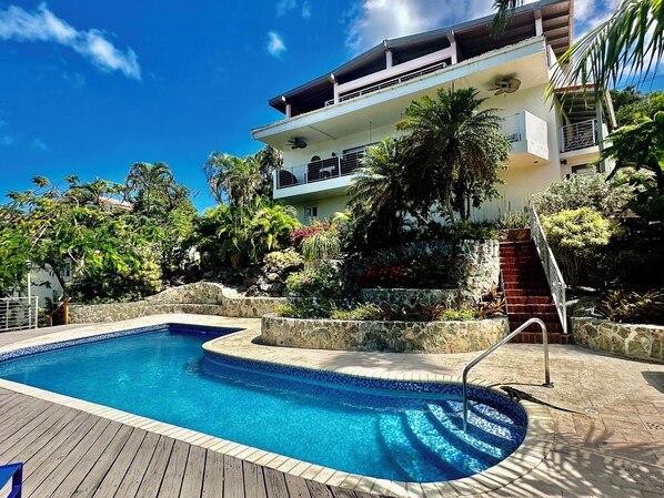 View of the Villa from the pool