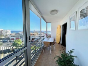 balcony with views