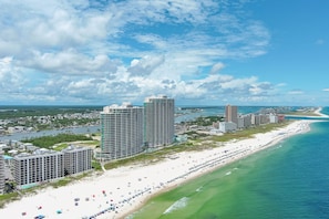 Beautiful beach for miles!