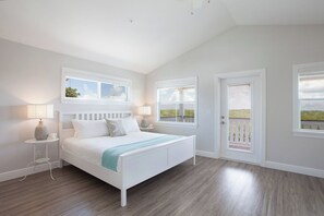 All villas offer a plush king bed with access to private balcony, and ensuite bathroom.