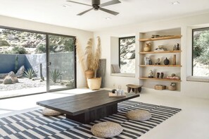 We welcome you to sit, breathe deeply and listen to the sounds of nature in this space.