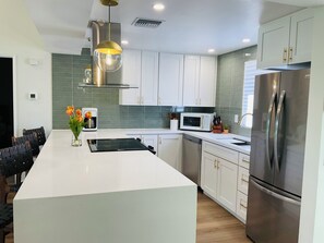 Completely remodeled gourmet kitchen
